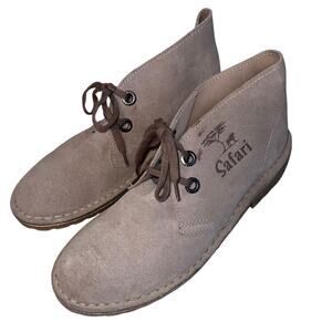 Safari by Bata Chukka Boot Tan Beige Suede Leather Kenya Men's UK 8/ US 9 EU 41